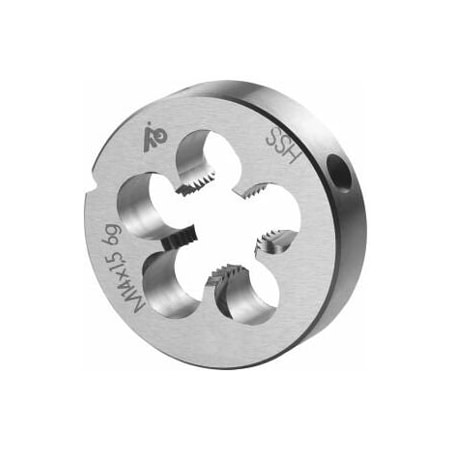 Holex M14X1.5 HSS Round Die, Closed/Pre-Slit Form 141070 14X1,5